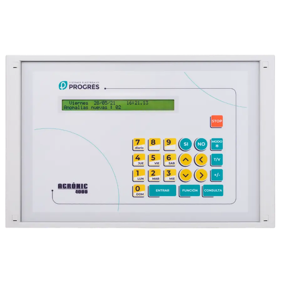 Programador de riego Agronic 4000 para control agrícola.
