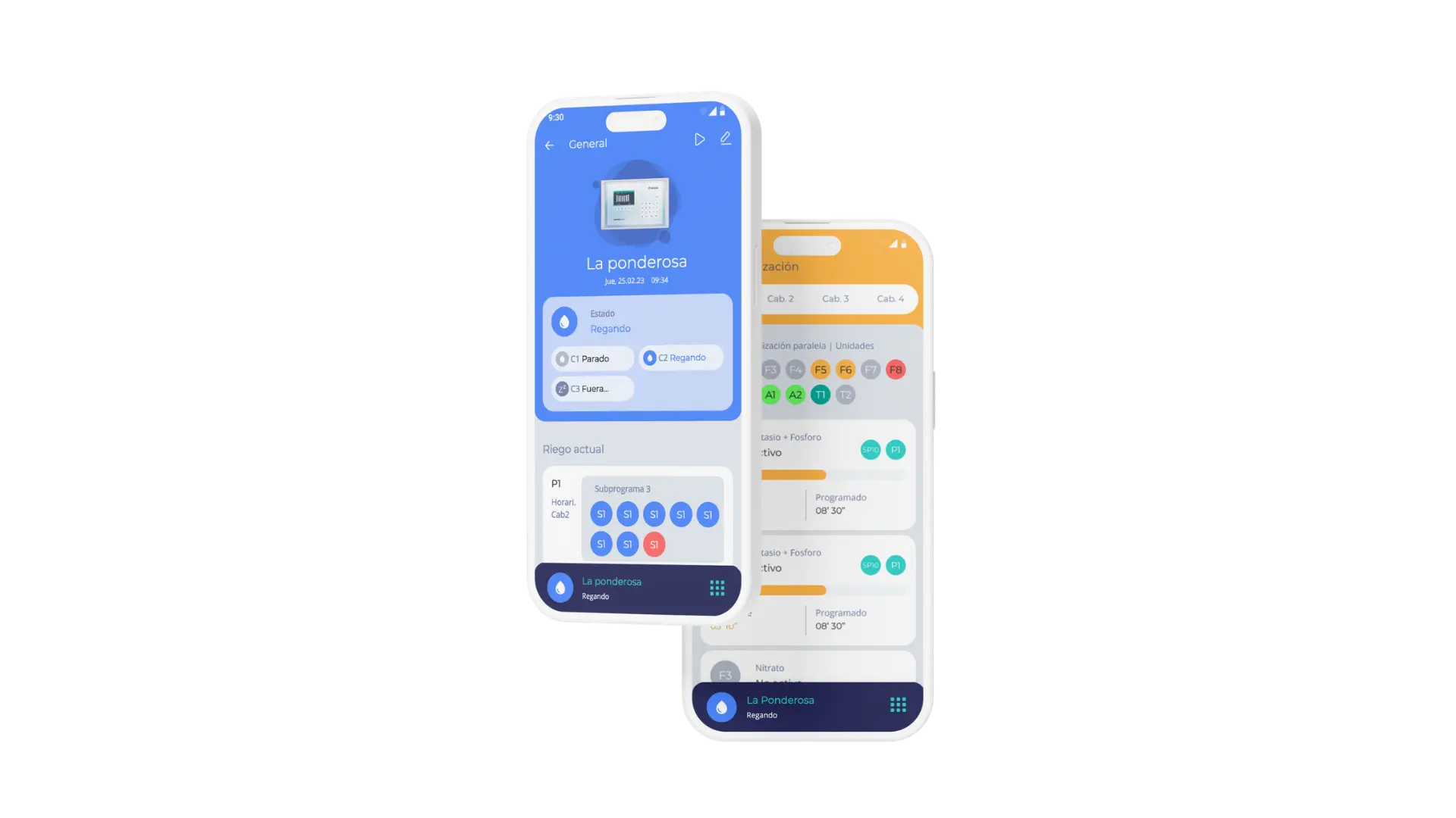 Agronic App para control remoto de riego agrícola.