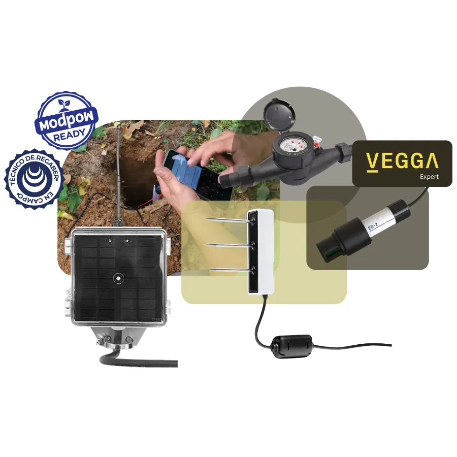 Packs AgroBeeSens para monitorización de riego y nutrición con Vegga.